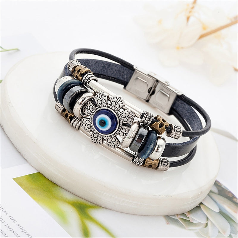 Punk Style Flower Bracelet