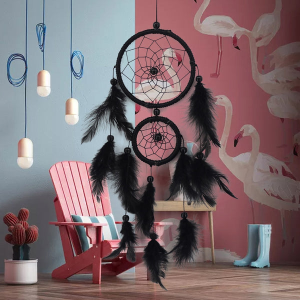 Double Ring Dream Catcher