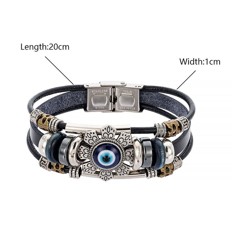 Punk Style Flower Bracelet