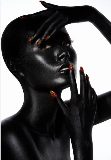 African Woman Mural Canvas