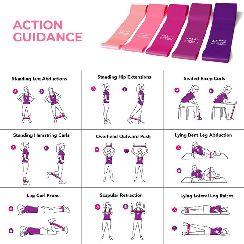 Elastic Yoga Resistance Bands