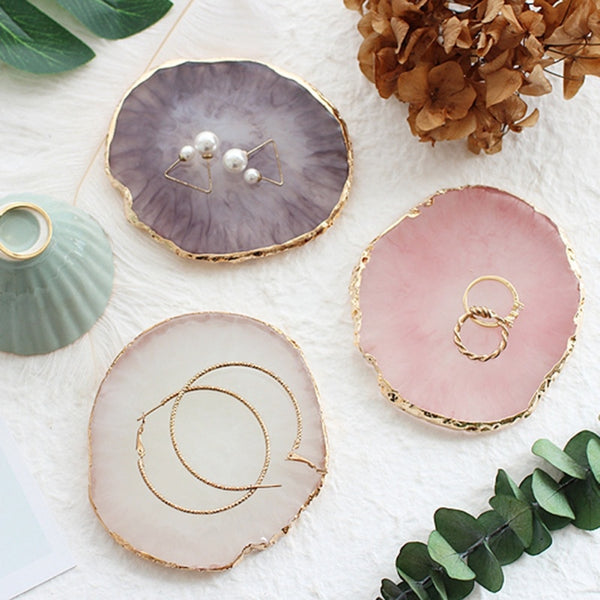 Round Resin Agate Stone