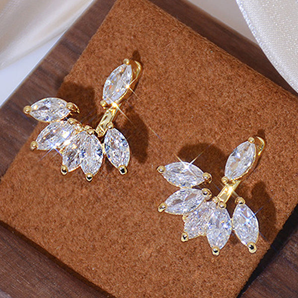 Tassels Zircon Earrings