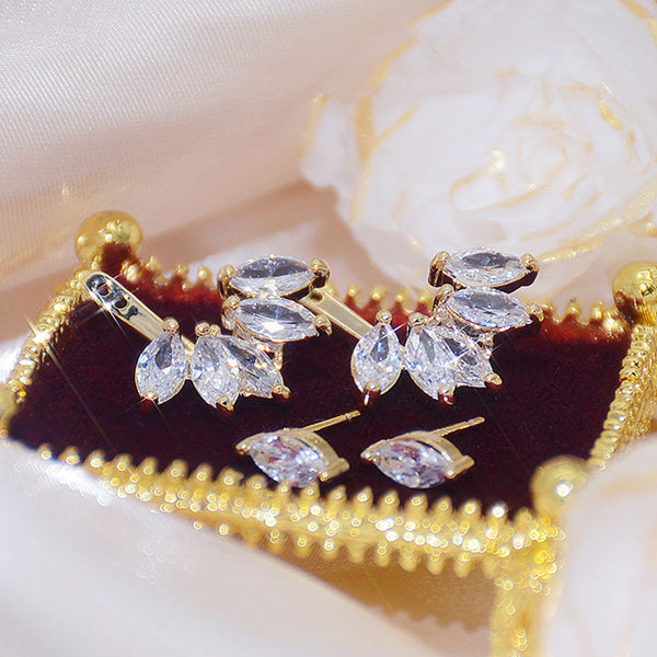 Tassels Zircon Earrings