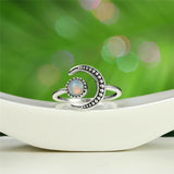 Female Small Moonstone Ring