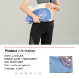 Natural Rubber Yoga Mat