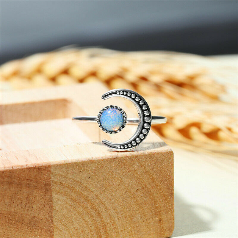 Female Small Moonstone Ring