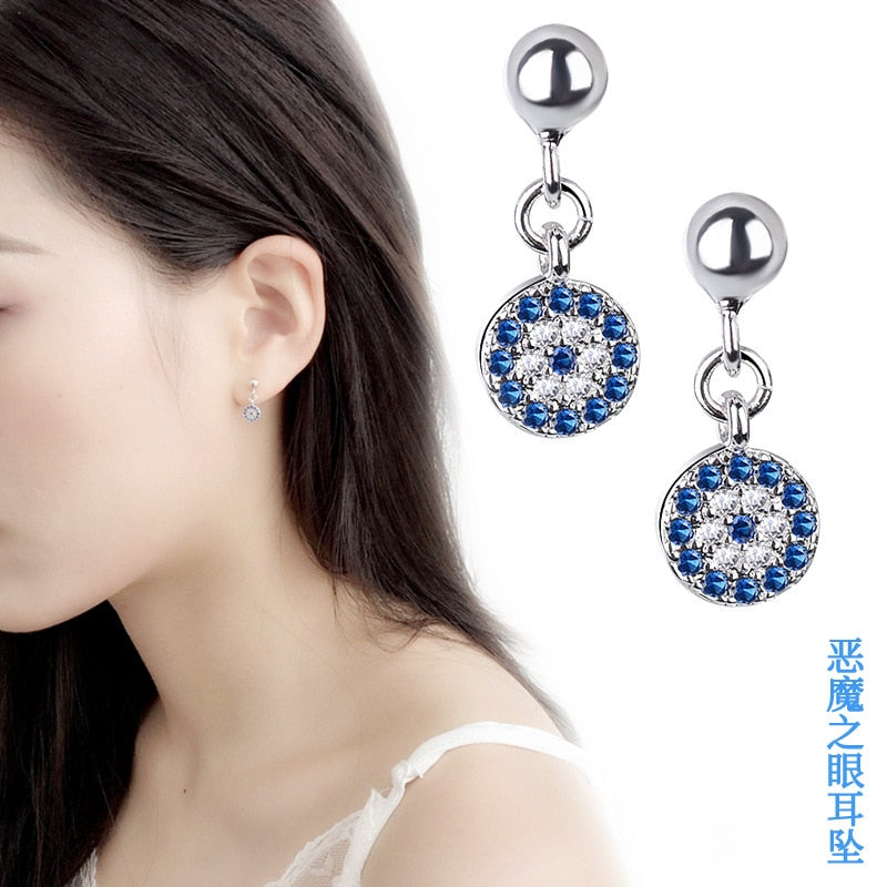 Vintage Evil Eye Earrings