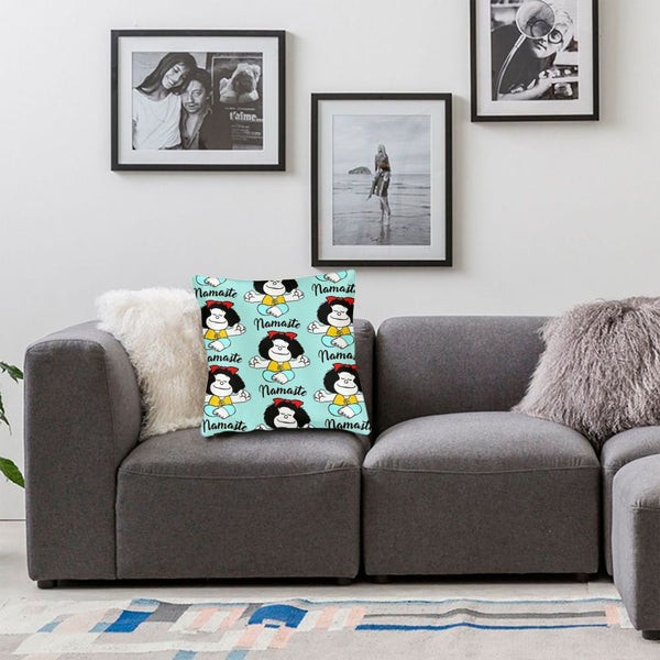 Namaste Throw Pillow