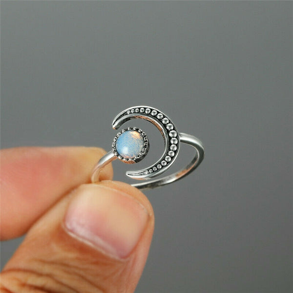 Female Small Moonstone Ring
