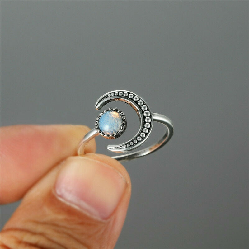 Female Small Moonstone Ring